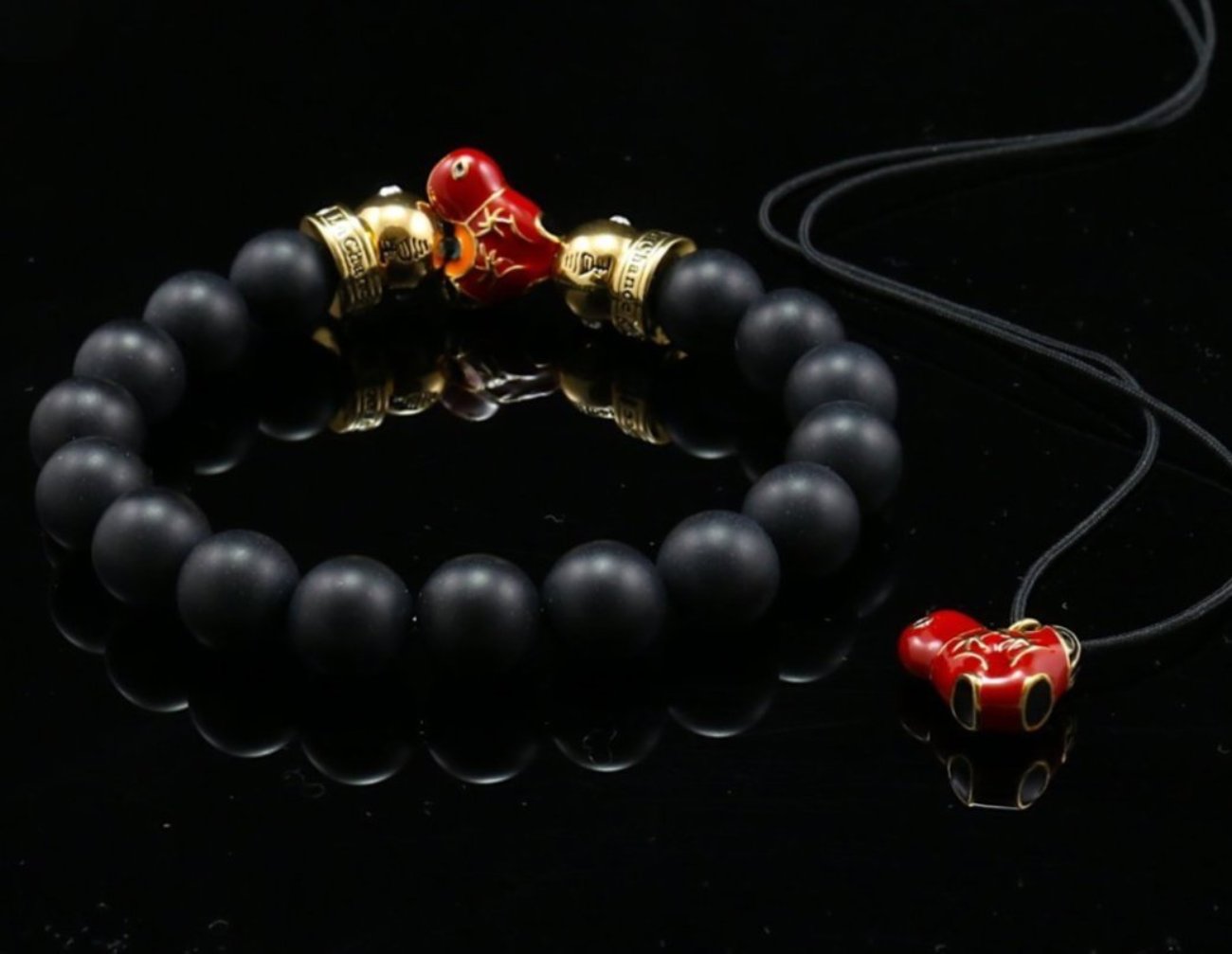 BLACK FRIDAY 2023  Sale - Zodiac Bead Bracelet + Halskæde sæt